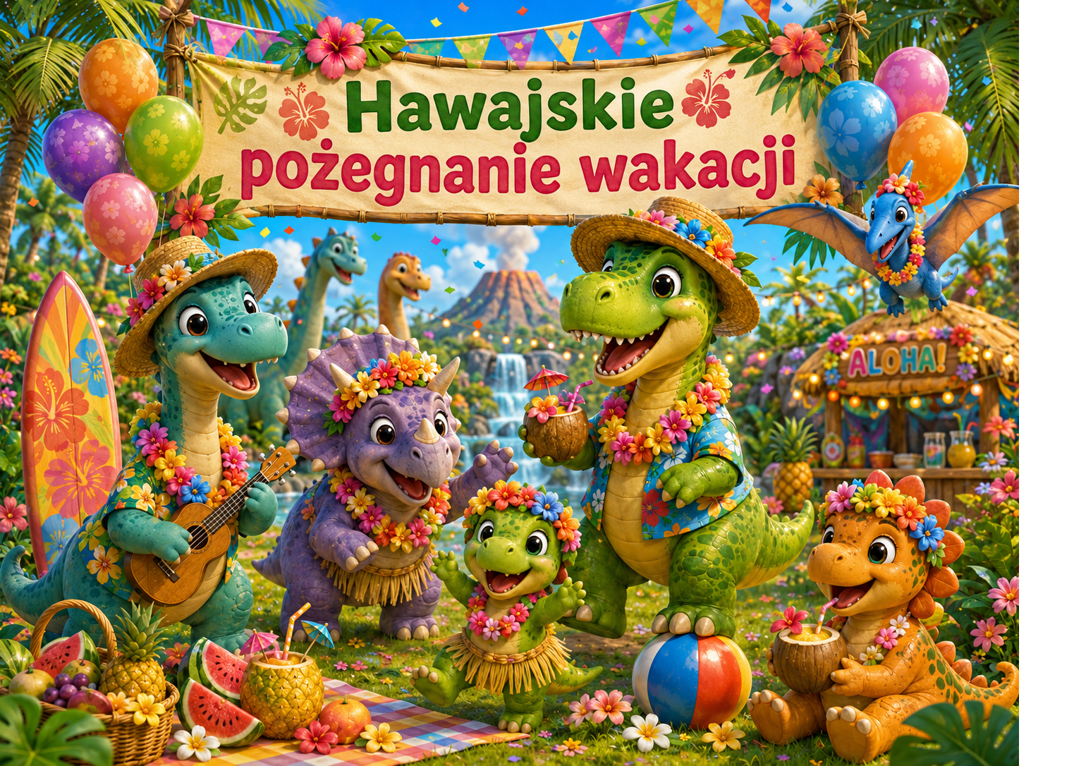 HAWAJSKIE POŻEGNANIE WAKACJI